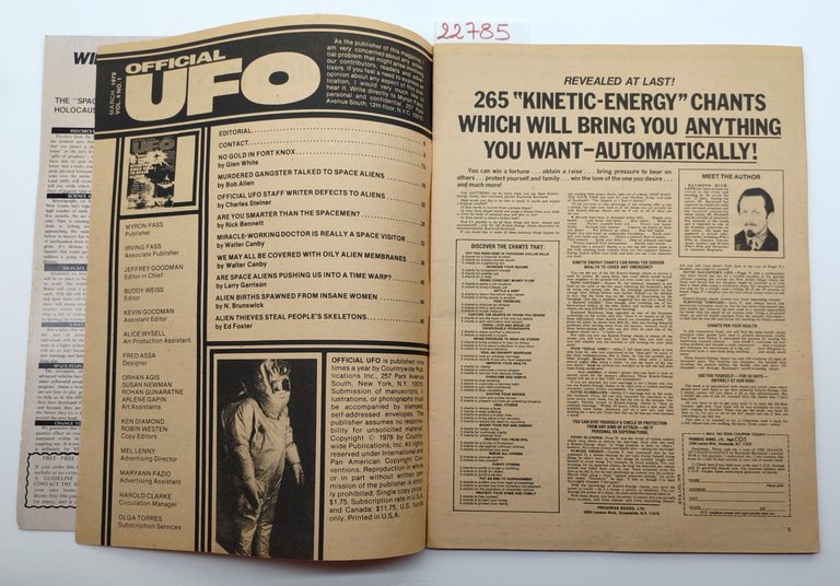 Official UFO marzo 1979