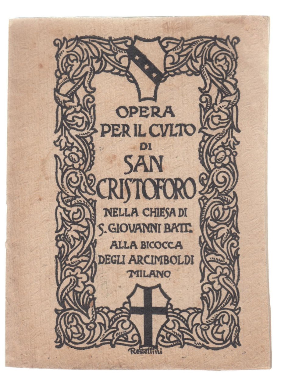 Opera per il culto di San Cristoforo nella chiesa di …