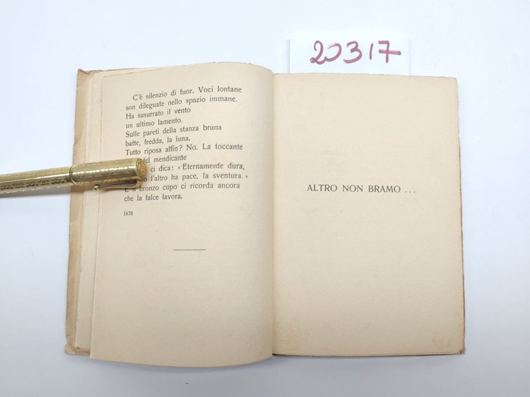 Opere di Ugo Valcarenghi Le mie liriche L'editrice italiana 1932