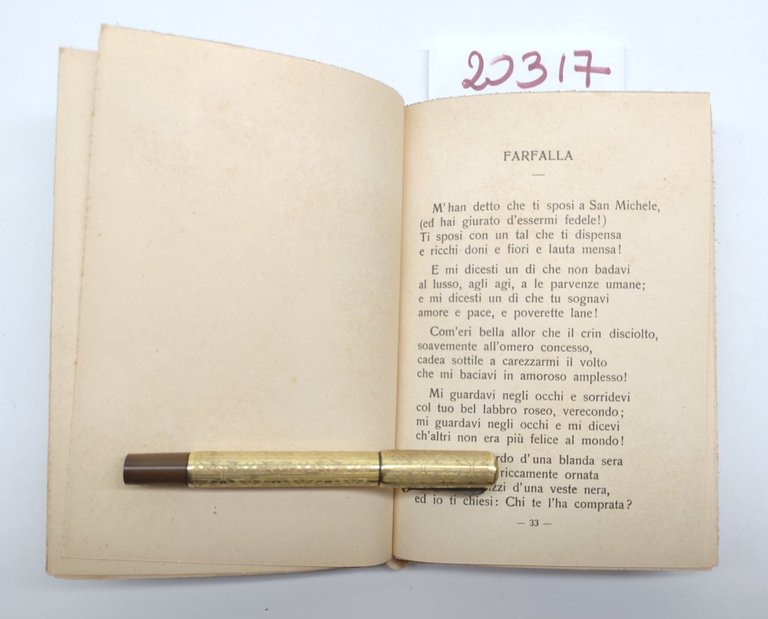 Opere di Ugo Valcarenghi Le mie liriche L'editrice italiana 1932