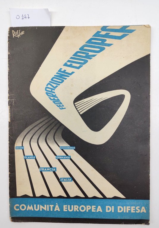 Opuscolo Comunità Europea Di Difesa Anni '50 Ruffolo | Immagine Gallery 3