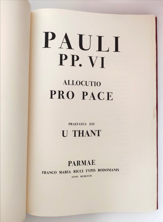 Oratio Dominica E Oratio Pro Pace - 2 Voll. FMR …