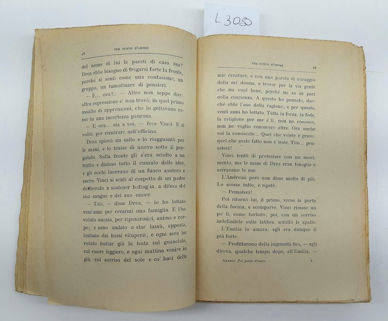 Orazio Grandi Per punto d'onore novelle Treves 1913 Abela Carboneria | Immagine Gallery 7