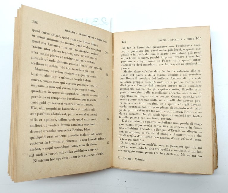 Orazio Le epistole versione di Ettore Romagnoli Garzanti 1946 | Immagine Gallery 5
