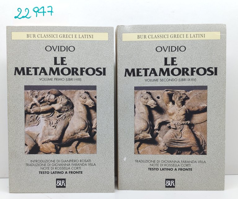 Ovidio Le metamorfosi due volumi 5° edizione 1999 BUR Rizzoli | Immagine Gallery 3