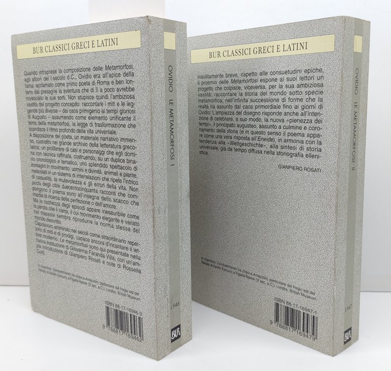 Ovidio Le metamorfosi due volumi 5° edizione 1999 BUR Rizzoli | Immagine Gallery 4