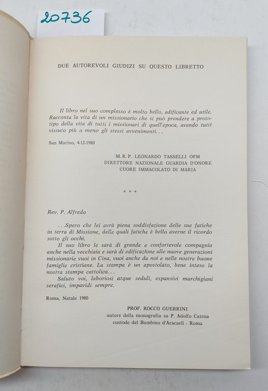 P. Alfredo Passari Frammenti di vita missionaria in Cina 1936-1951 …