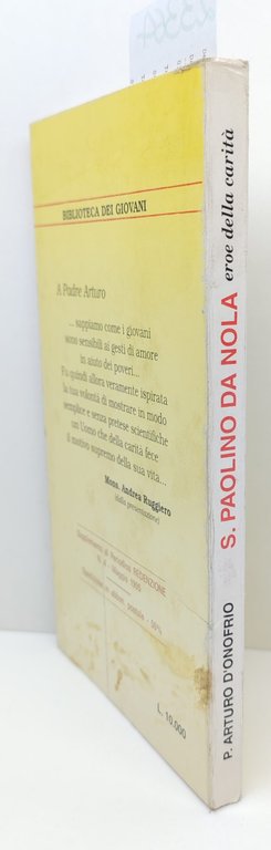 P. Arturo D'Onofrio San Paolino da Nola eroe della carità … | Immagine Gallery 2