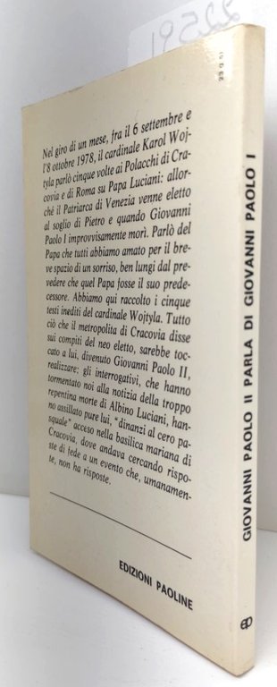 P. Beretta Giovanni Paolo II parla di Giovanni Paolo I …