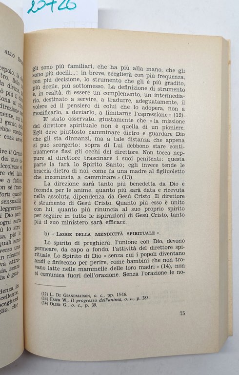 P. Brocardo Direzione spirituale e rendiconto Les Roma 1966