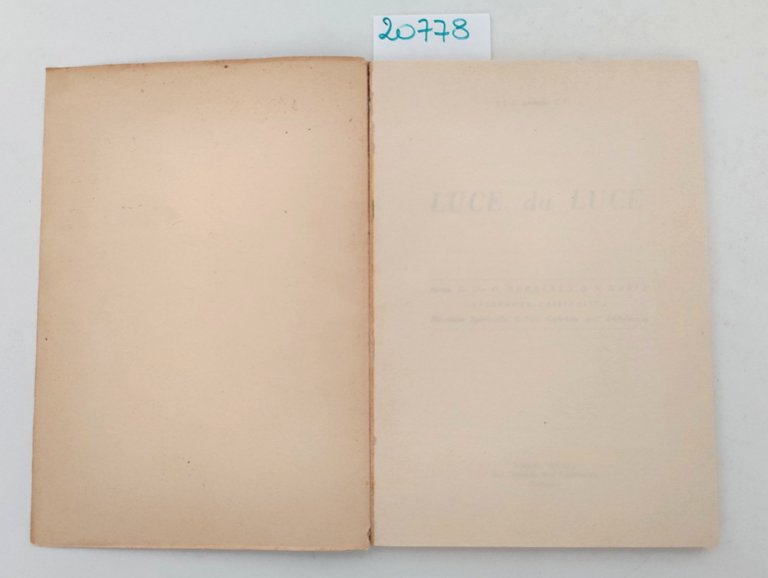 P. F. D'Amando C. P. Luce da luce Edizioni Eco …