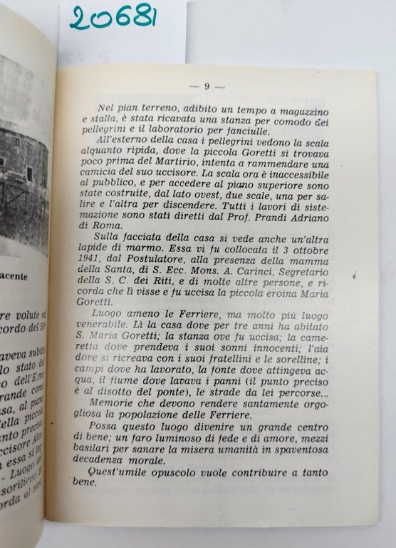 P. Mauro dell'Immacolata C. P. Santa Maria Goretti La martire …