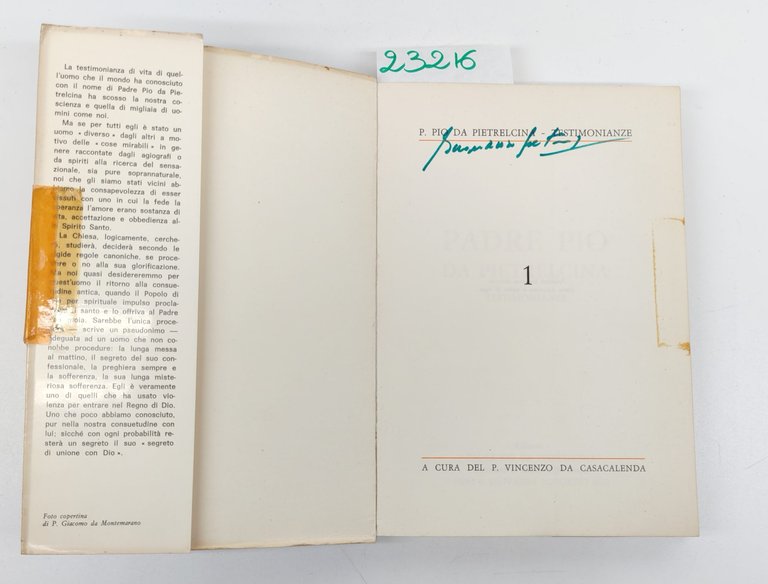 P. Vincenzo da Casacalenda Padre Pio da Pietrelcina Testimonianze 1969 | Immagine Gallery 3