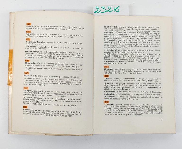 P. Vincenzo da Casacalenda Padre Pio da Pietrelcina Testimonianze 1969 | Immagine Gallery 5