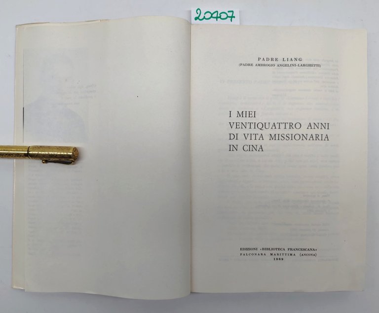Padre Liang I miei 24 anni di vita missionaria in …