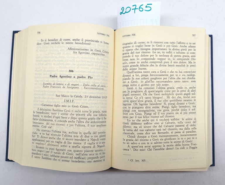 Padre Pio da Pietrelcina Epistolario 1 San Giovanni Rotondo 1973
