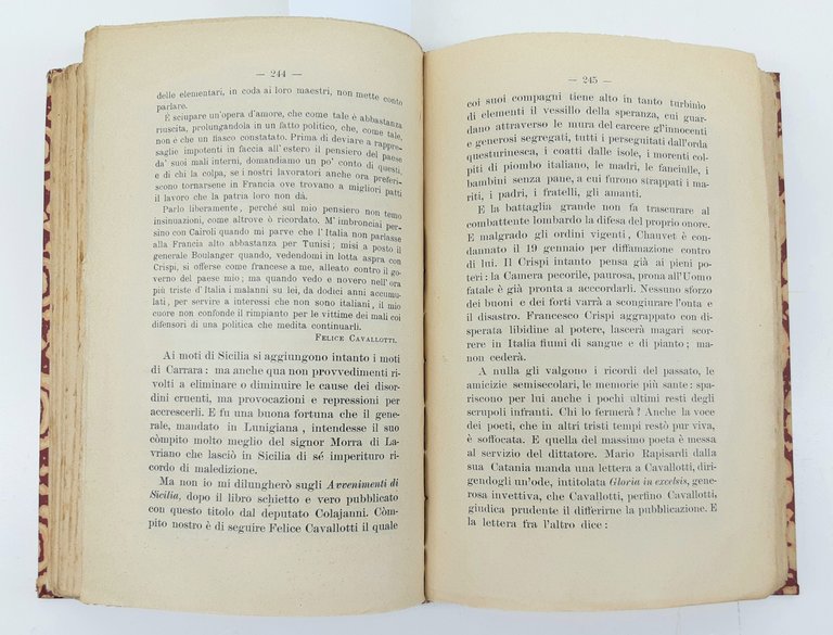 Paolo Bardazzi Felice Cavallotti nella vita nella politica dell'arte Sandron …