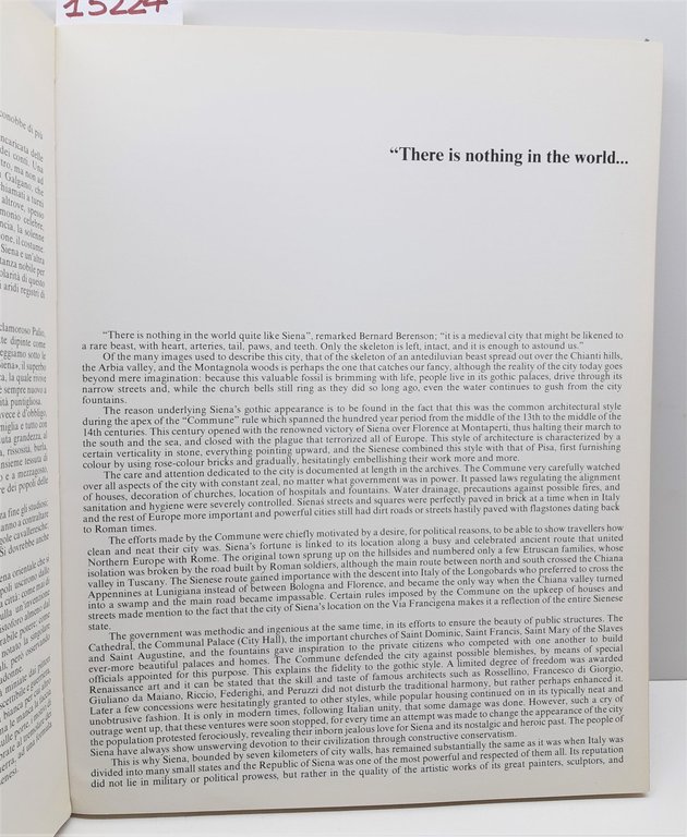 Paolo Cesarini Terra di Siena Azienda Autonoma Turismo Siena 1982