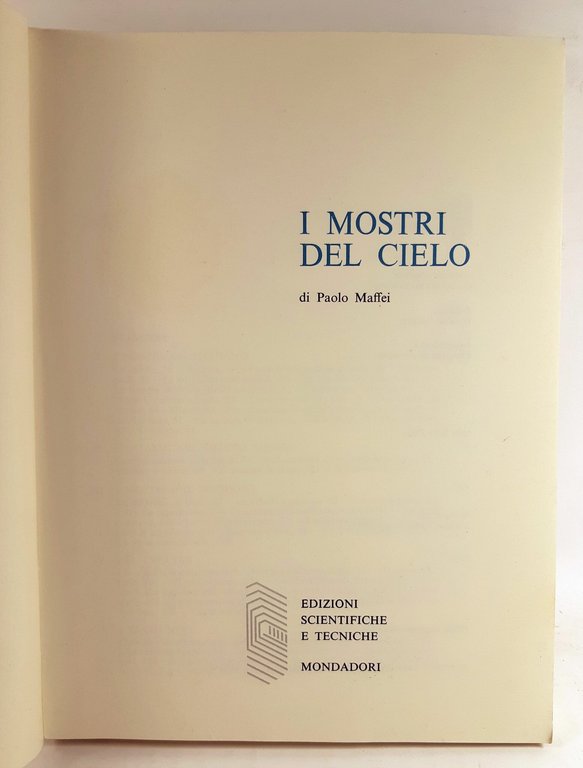 Paolo Maffei I mostri del cielo Mondadori 1976 1° ed. | Immagine Gallery 3
