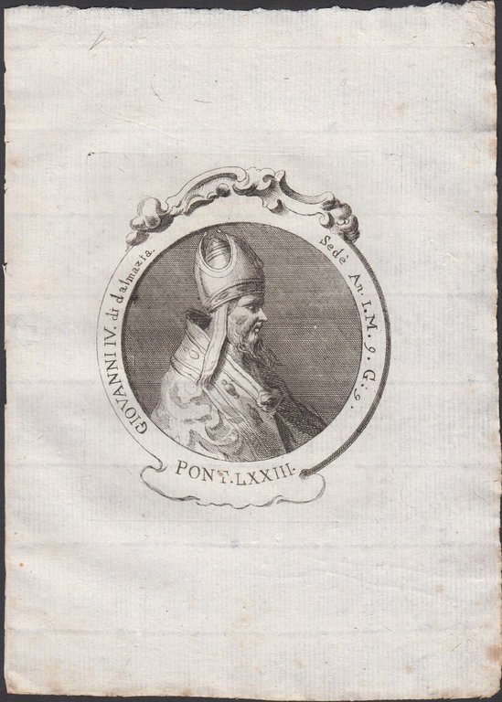 Papa Giovanni IV di Dalmazia Pont. LXXIII