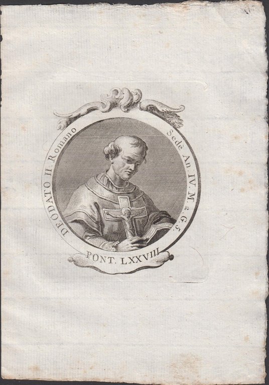 Papa S. Deodato II Romano Pont. LXXVIII