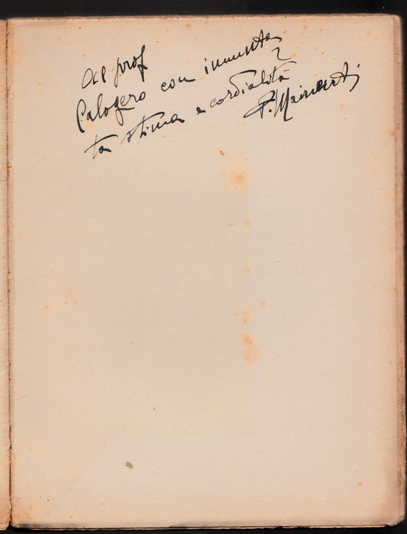 Pasquale Mainenti I Canti Della Forza La Prora 1939 Autografato | Immagine Gallery 2