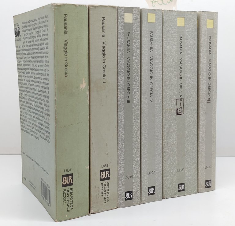 Pausania Viaggio in Grecia BUR Rizzoli 1991-2001 solo i primi … | Immagine Gallery 3