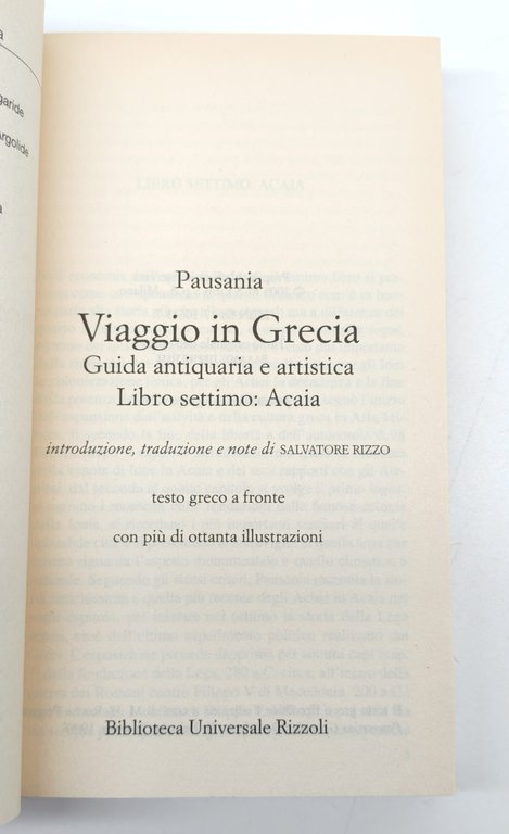Pausania Viaggio in Grecia BUR Rizzoli 1991-2001 solo i primi … | Immagine Gallery 4
