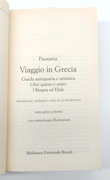 Pausania Viaggio in Grecia BUR Rizzoli 1991-2001 solo i primi … | Immagine Gallery 5