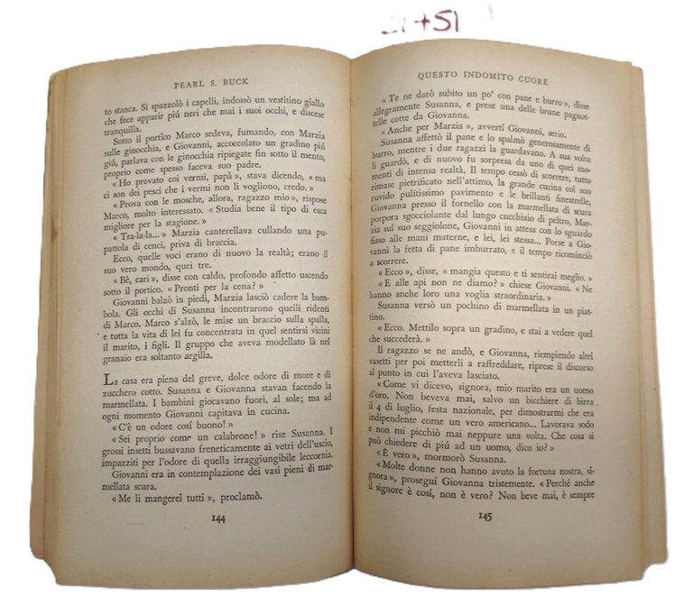 Pearl s. Buck Questo indomito cuore Mondadori 1950 7° edizione