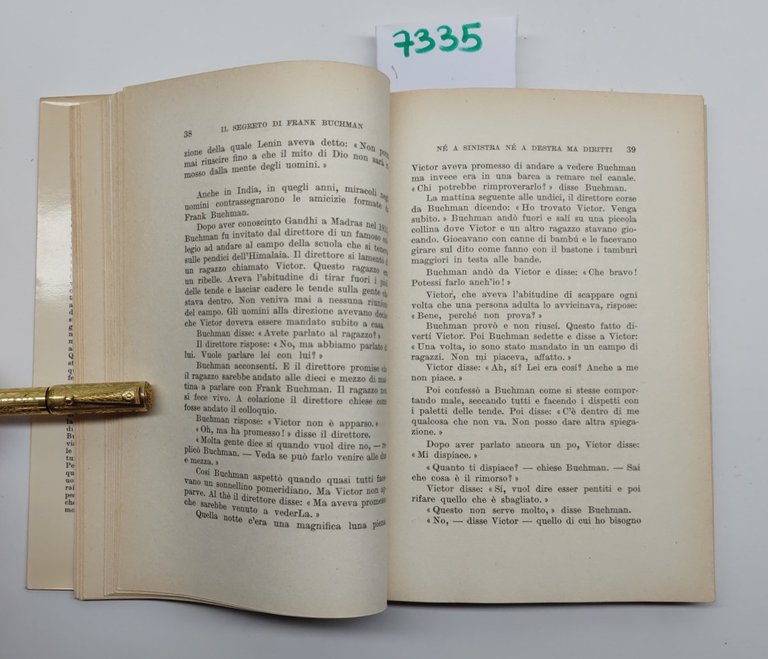 Peter Howard Il segreto di Frank Buchman Cappelli 1962 2∞ …