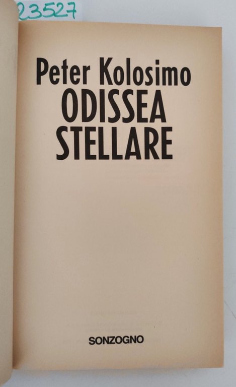Peter Kolosimo Odissea stellare Sonzogno tascabili 1° edizione 1996 | Immagine Gallery 3