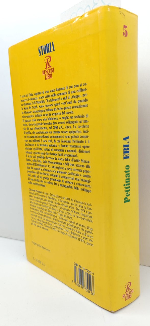 Pettinato Ebla Rusconi 1° edizione 1994 | Immagine principale