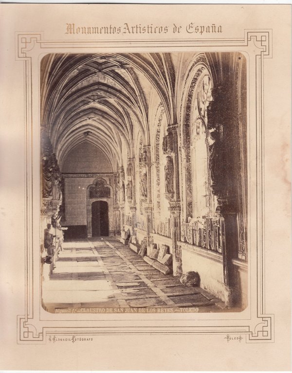 Photo foto albumina claustro de San Juan De Los Reyes …