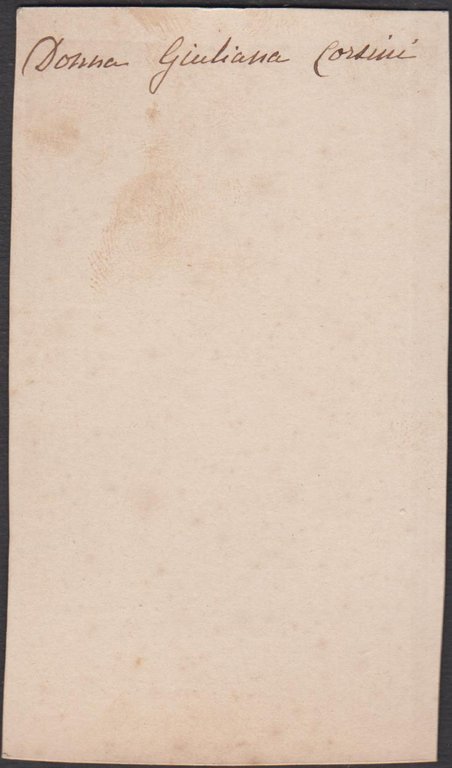 Photo foto cdv albumina Principe Marcantonio V Borghese 1860 D'Alessandri