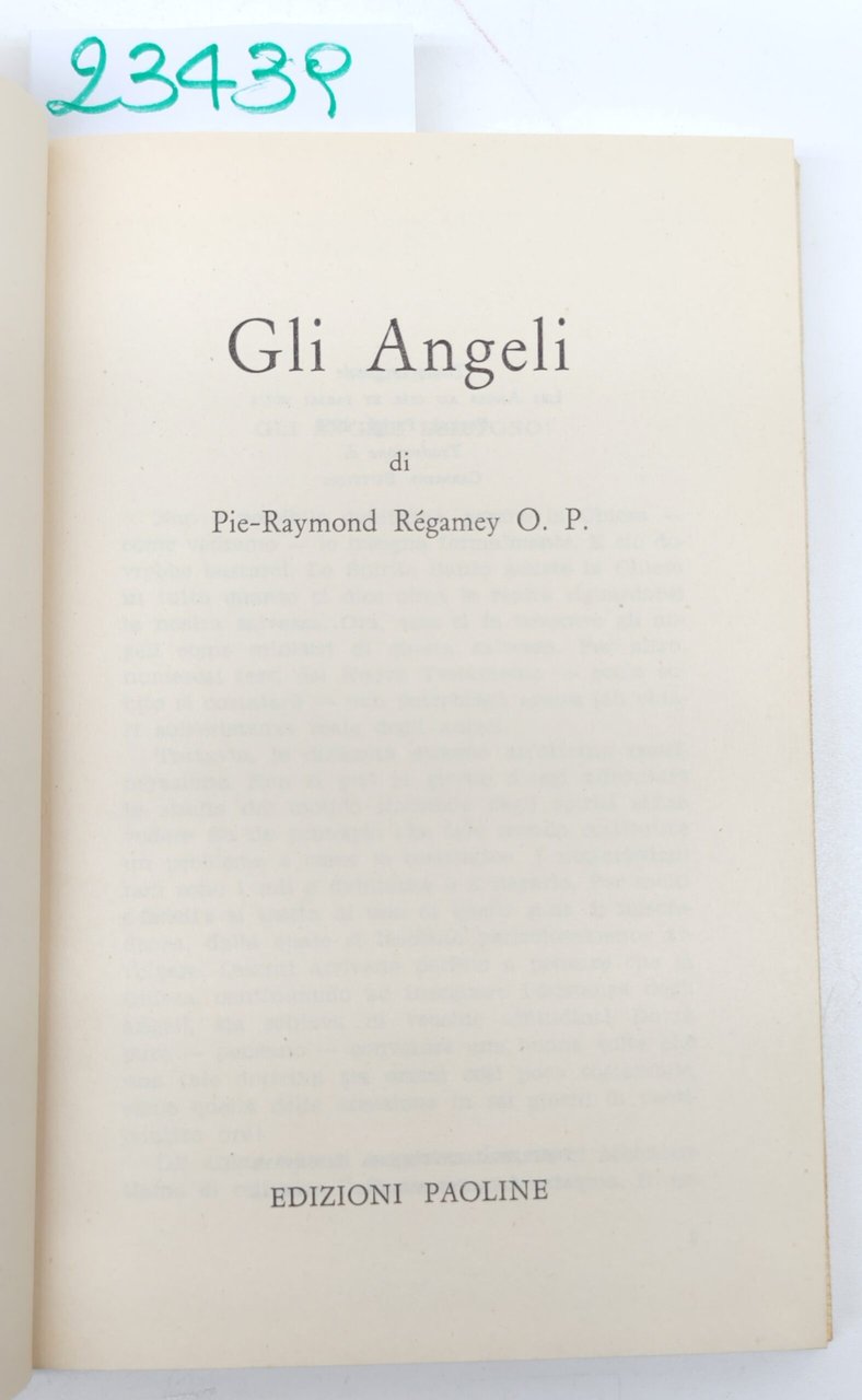 Pie-Raymond Regamey Gli angeli Paoline 1959 | Immagine principale