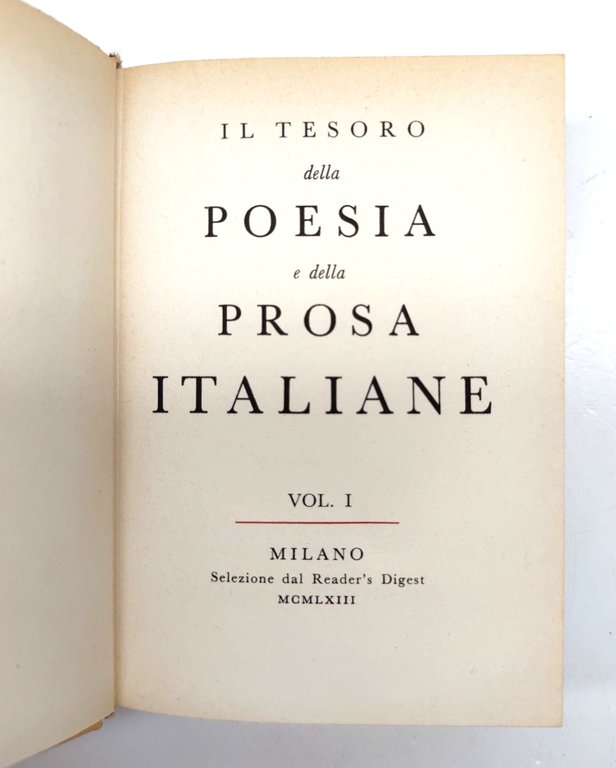 Piero Gallardo Il tesoro della poesia e della prosa italiana …