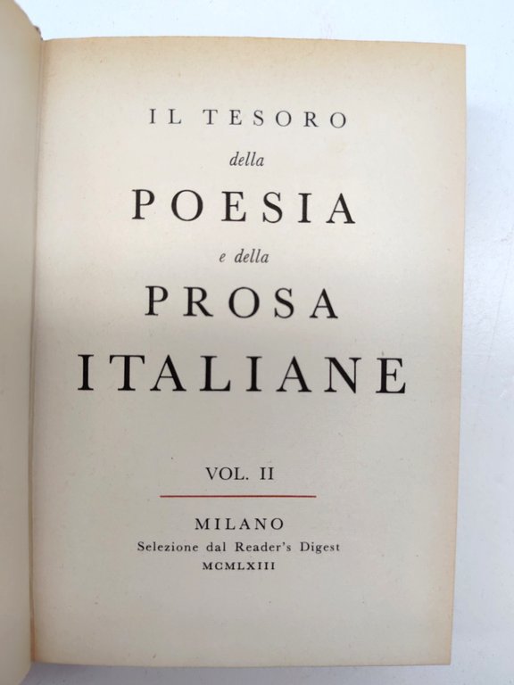 Piero Gallardo Il tesoro della poesia e della prosa italiana …