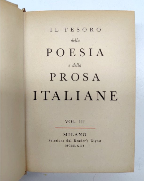 Piero Gallardo Il tesoro della poesia e della prosa italiana …