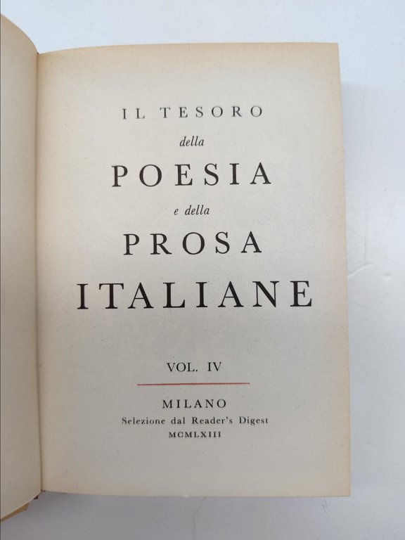 Piero Gallardo Il tesoro della poesia e della prosa italiana …