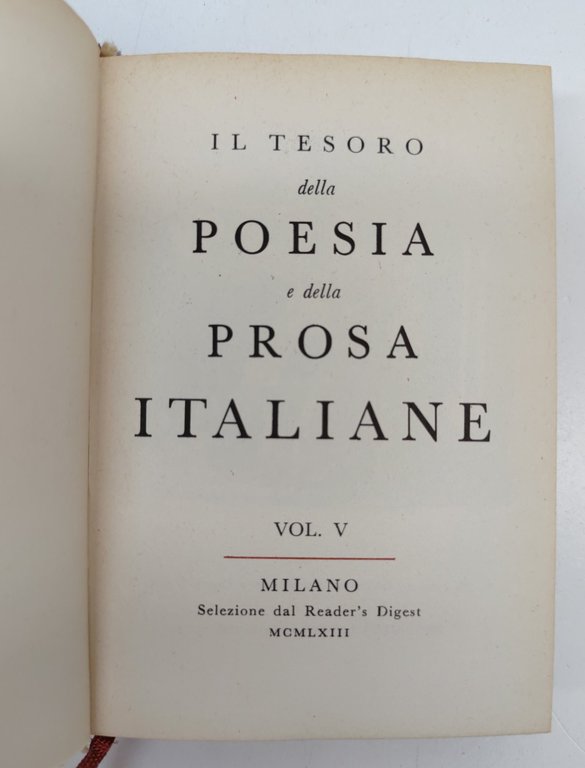 Piero Gallardo Il tesoro della poesia e della prosa italiana …
