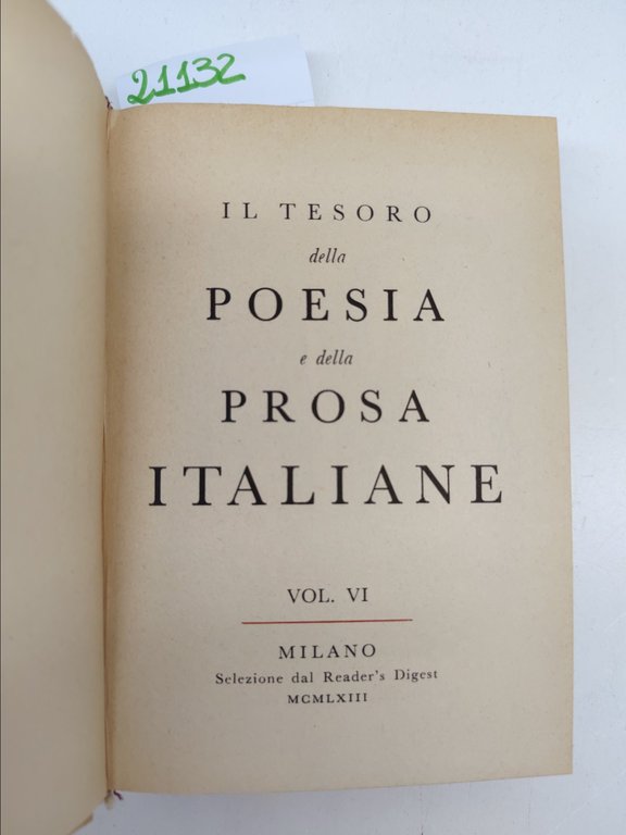 Piero Gallardo Il tesoro della poesia e della prosa italiana …
