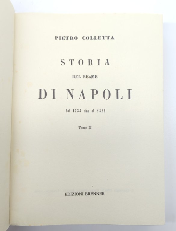 Pietro Colletta Storia del reame di Napoli Brenner 1992 2 … | Immagine Gallery 9