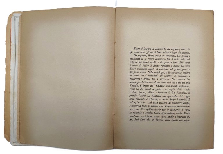 Pietro Pancrazi L'esopo moderno Vallecchi 1943