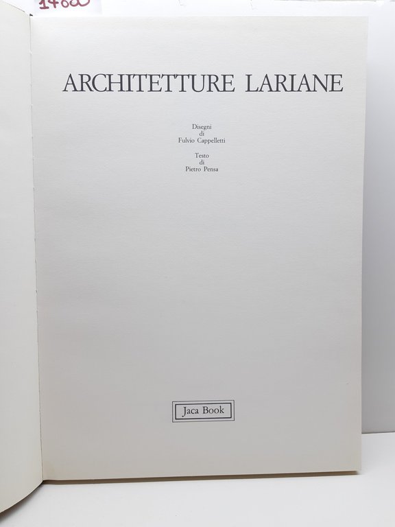 Pietro Pensa Architetture Lariane Jaca Book 1987 | Immagine Gallery 4