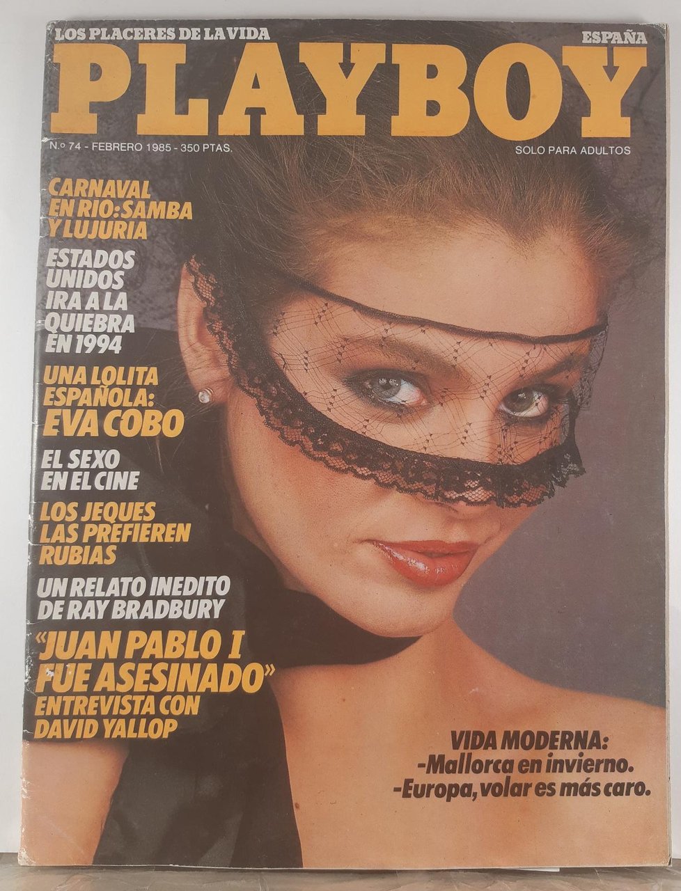 Playboy febbraio 1985 edizione Spagna
