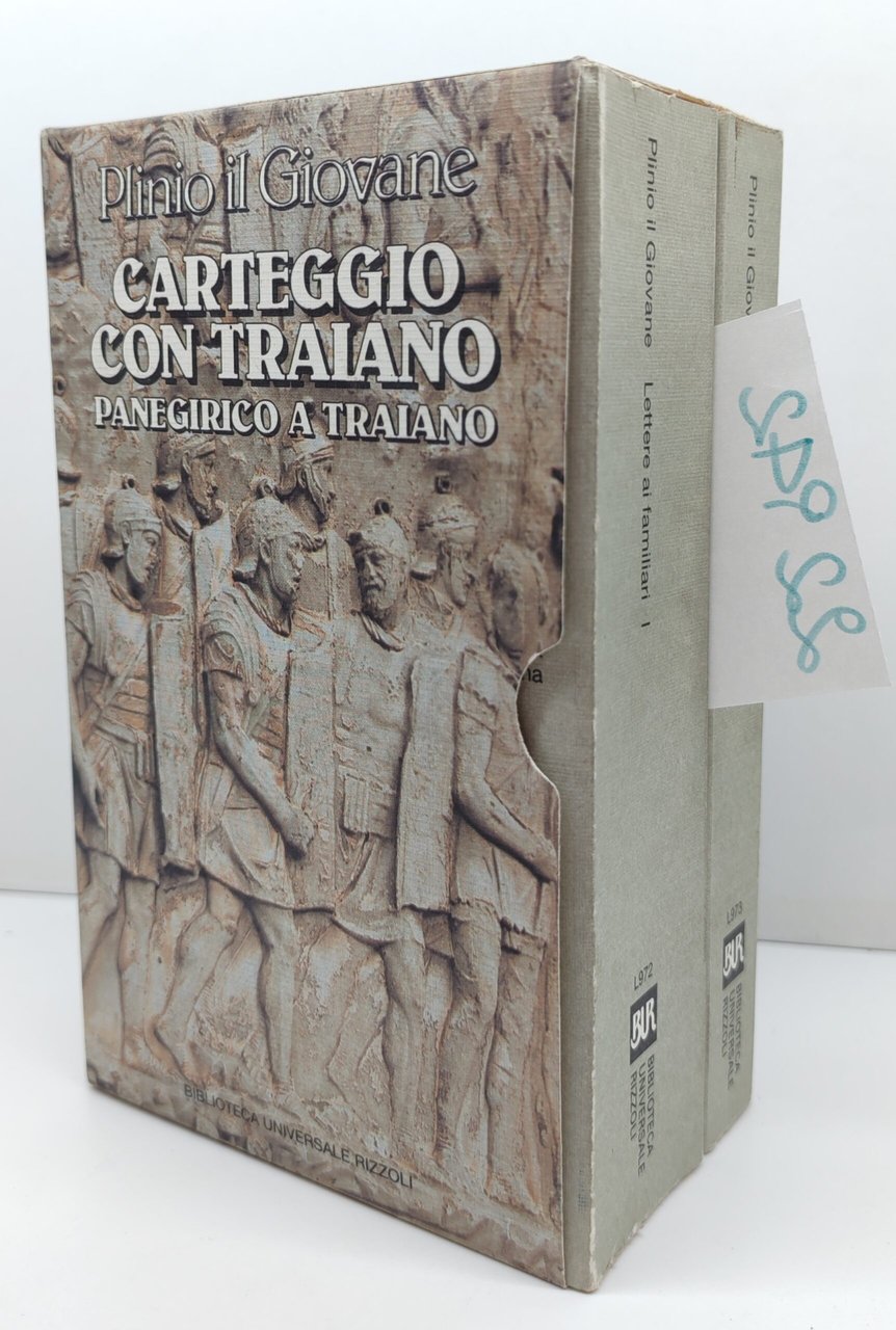 Plinio Il Giovane Lettere ai familiari + Carteggio con Traiano … | Immagine principale