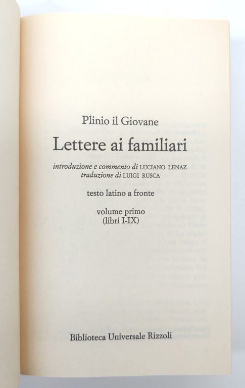 Plinio Il Giovane Lettere ai familiari + Carteggio con Traiano … | Immagine Gallery 4