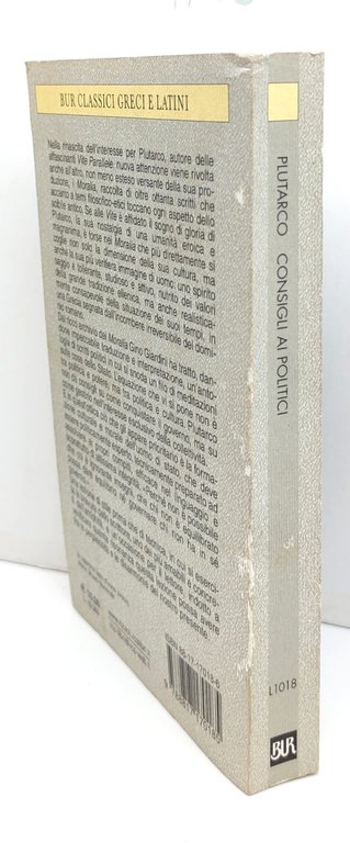 Plutarco Consigli ai politici BUR Rizzoli 2° edizione 2002 | Immagine Gallery 2