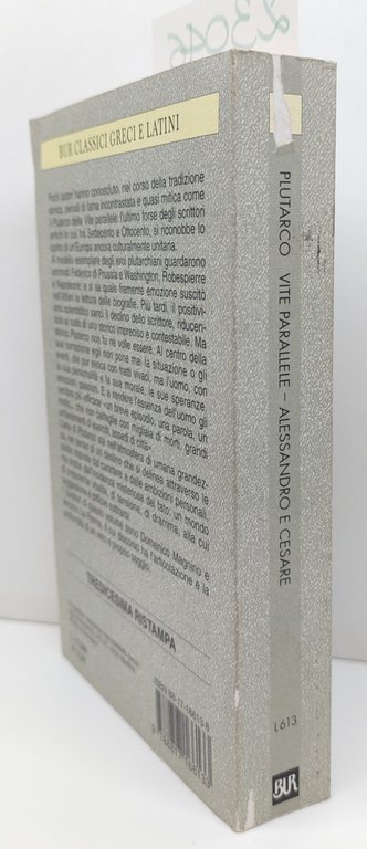 Plutarco Vite parallele Alessandro Cesare BUR Rizzoli 13° edizione 1999 | Immagine Gallery 2